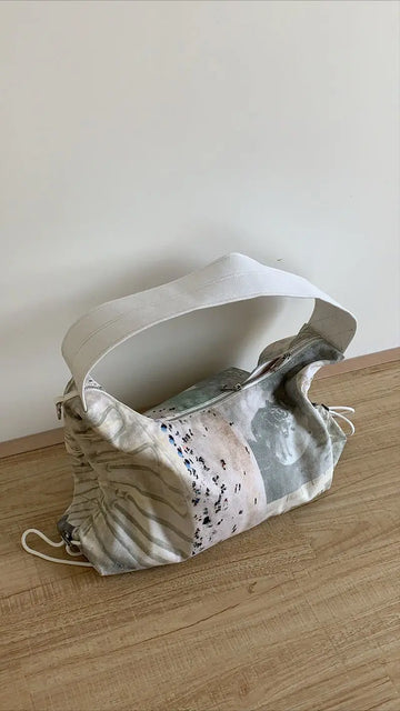 Qfdian 2025 High-capacity Fashion Crossbody Bags Korean Vintage Personality Print Tote Bag Y2k Aesthetic Harajuku Shoulder  Women